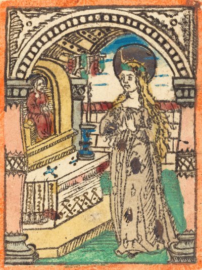 The Virgin in a Robe Embroidered with Ears of Corn, c. 1470-1480 by Unbekannt