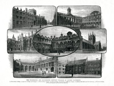 The Colleges of the University of Oxford by Unbekannt