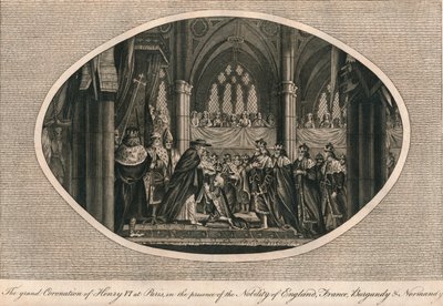 The Grand Coronation of Henry VI of England in Paris by Unbekannt