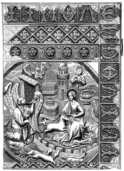 The Mystical Chase of the Unicorn, Which Has Taken Refuge in the Lap of the Virgin by Unbekannt