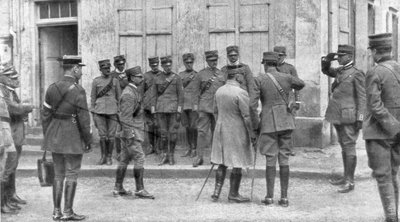 The presentation of General Franchet d