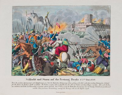 The Storming of the Brailov Fortress on June 15, 1828 by Unbekannt