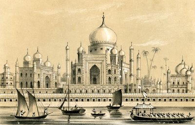 The Tomb of the Favourite Sultan of Akbar Khan at Agra, 1847 by Unbekannt