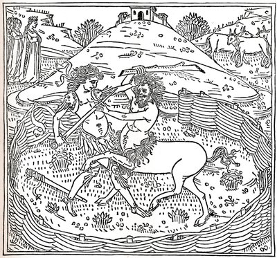 Theseus and the Centaur, Plutarch: Vitae Parallelae by Unbekannt