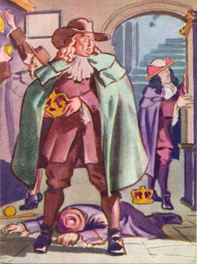 Thomas Blood attempting to steal the Crown Jewels from the Tower of London in 1671 by Unbekannt