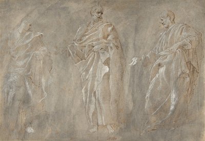 Three Standing Figures by Unbekannt