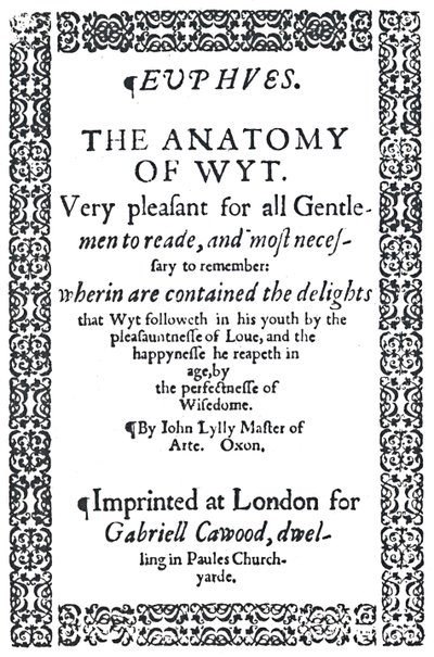Title-Page of John Lyly