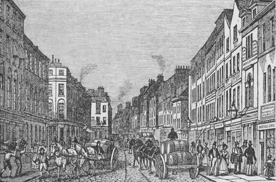 Tooley Street in the First Half of the Nineteenth Century by Unbekannt