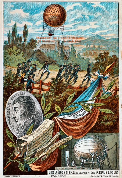 Transport of the balloon Entreprenant from Mauberge to Charleroi by Unbekannt