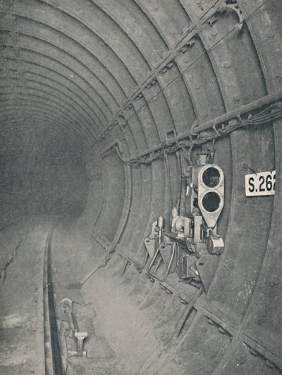 Tunnel Signal and Automatic Train-Stop. London Underground Railways by Unbekannt