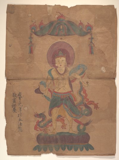 Two Buddhist Paintings by Unbekannt
