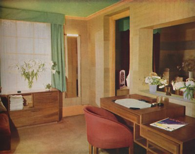 Two Small Rooms Converted for Use as Bedroom and Study, 1933 by Unbekannt