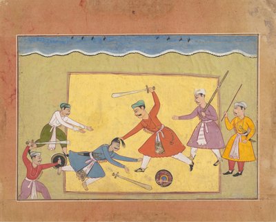 Unidentified Page from a Dispersed Bhagavata Purana Ancient Stories of Lord Vishnu by Unbekannt