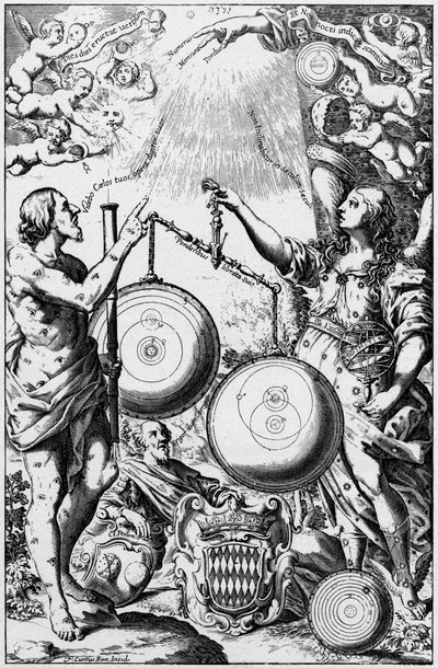 Urania, the Muse of Astronomy, Weighing and Comparing Systems of the Universe by Unbekannt