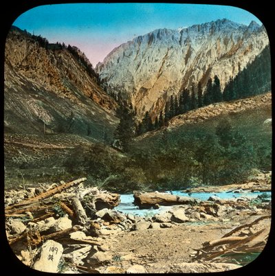 View Between Sonamarg and Baltal, Kashmir, India by Unbekannt