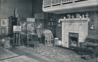 View in the Studio of Sir E. A. Waterlow, R.A. by Unbekannt