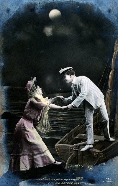 Vintage French Postcard by Unbekannt