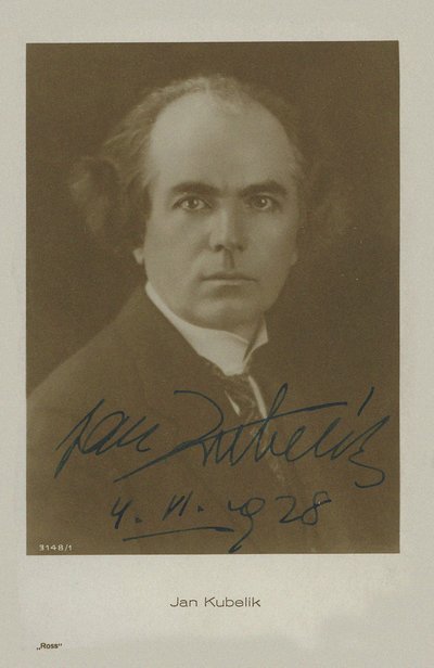 Violinist and composer Jan Kubelik 1880-1940 by Unbekannt