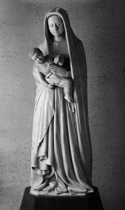 Virgin and Child Sculpture Attributed to John of Cambrai (Late 14th Century). 1408. Church of the Celestins, Marcoussis (Essonne) by Unbekannt