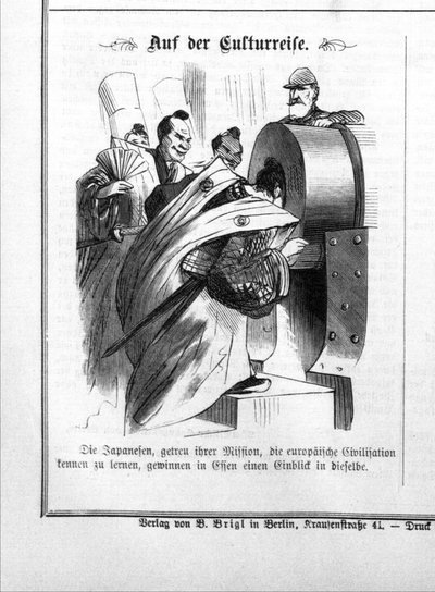 Visit of the Iwakura Mission at the Krupp Factory in Essen, 1873 by Unbekannt