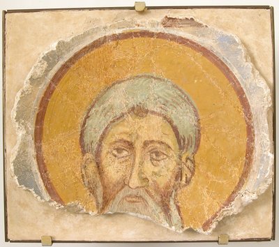 Wall Painting of a Male Saint (modern restoration) by Unbekannt
