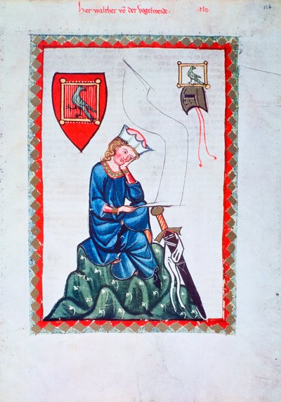 Walther von der Vogelweide by Unbekannt