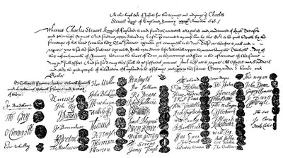 Warrant for the Execution of King Charles, 1648, 1909 by Unbekannt