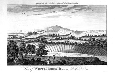 White Horse Hill, Berkshire, Late 18th Century by Unbekannt
