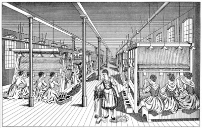 Women Workers in a Carpet Factory, c1895 by Unbekannt