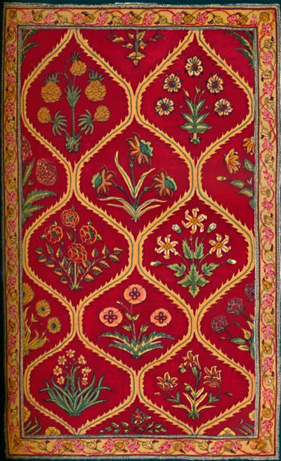 Woollen Carpet. Indian Royal Factory of Lahore by Unbekannt
