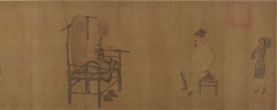 Xiao Yi Obtaining the Lanting Manuscript from the Monk Biancai by Unbekannt