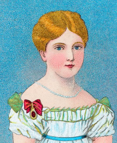 Young Queen Victoria, then Princess Alexandrina Victoria of Kent, c1829 c1902 by Unbekannt