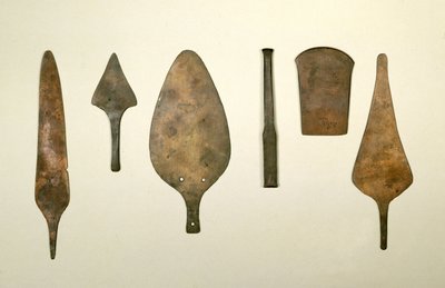 Copper Implements, Harappa, 2300-1750 BC by Unbekannt Unbekannt