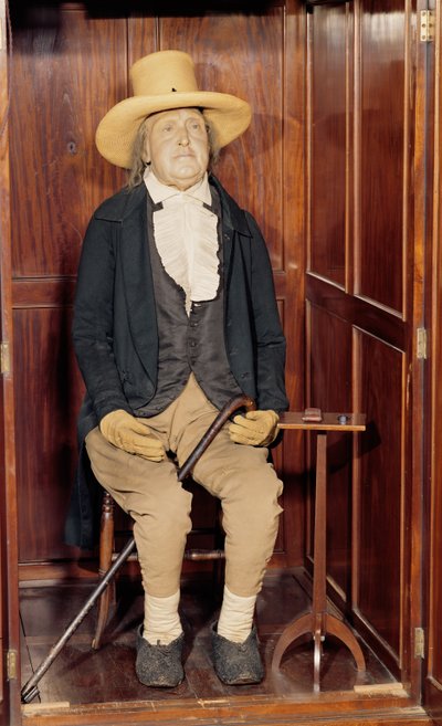 Embalmed Body of Jeremy Bentham as Exhibited at University College by Unbekannt Unbekannt