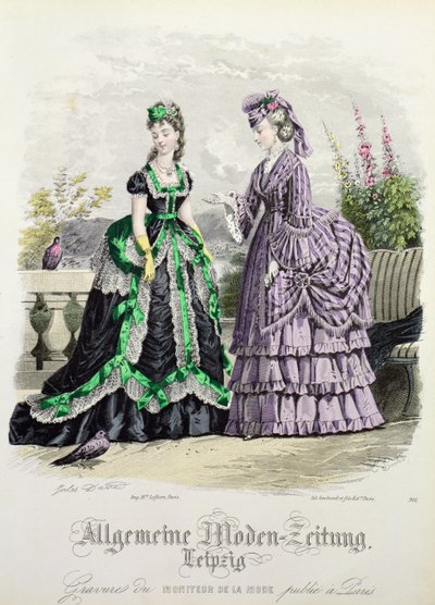 German Fashions from Leipzig published in Moniteur de la Mode by Unbekannt Unbekannt