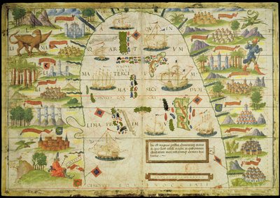 Map of the China Sea, from a Facsimile of the 