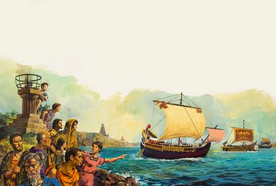 Roman Soldiers Leaving Britain by Unbekannt Unbekannt
