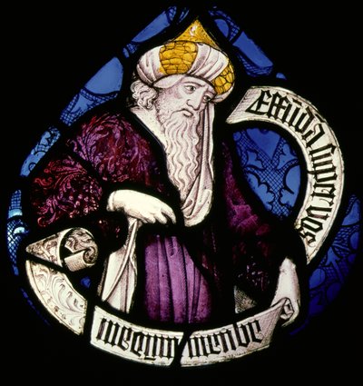 Roundel of the prophet Ezekiel, 15th century by Unbekannt Unbekannt