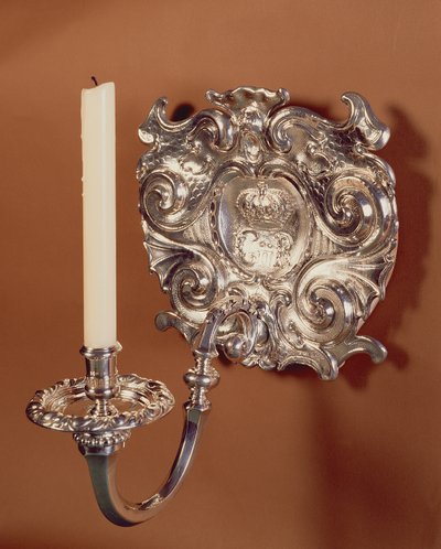 Sconce, single light, in Anglo-Dutch style of Restoration period, 1668-90 by Unbekannt Unbekannt