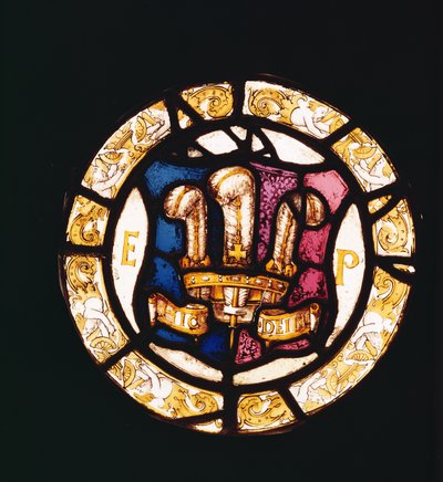 The badge and Cipher of Edward I when Prince of Wales, English 16th century by Unbekannt Unbekannt
