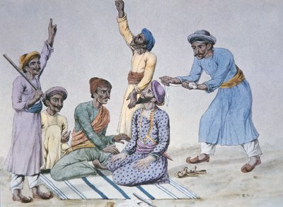 A Group of Thugs Preparing to Strangle a Victim by Unbekannter Künstler