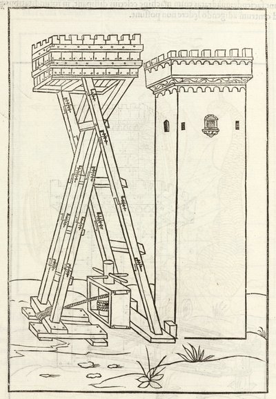 A machine to take a tower by storm by Unbekannt