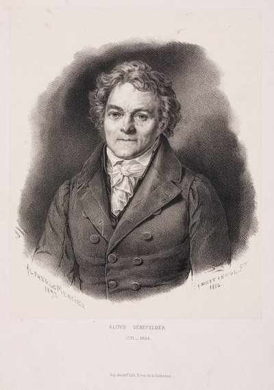 Alois Senefelder by Unbekannt
