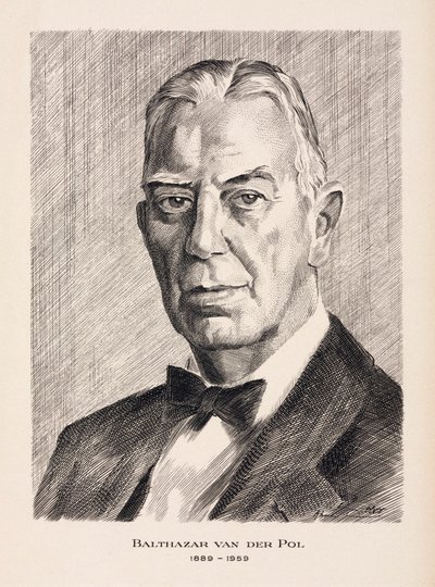 Balthazar van der Pol, Dutch electrical engineer by Unbekannt