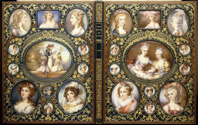 Binding with Twenty-four Portrait Miniatures (from the book 