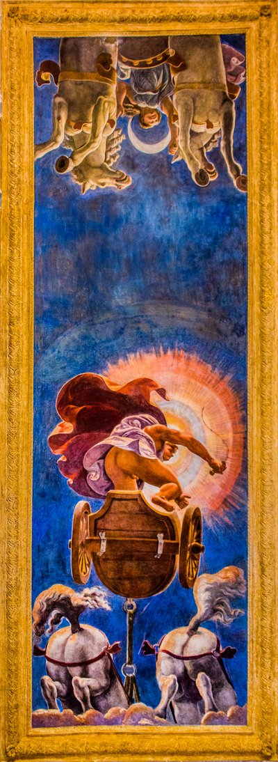 Ceiling Painting of the Chamber of the Sun and the Moon by Unbekannter Künstler