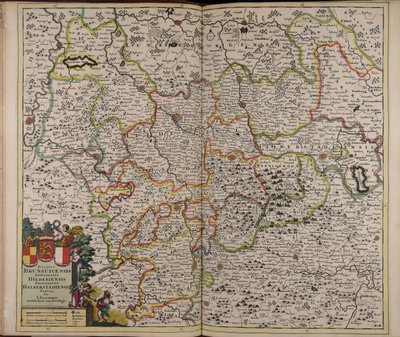 Map of the Duchy of Brunswick, Bishopric of Hildesheim, and Principality of Halberstadt by Unbekannter Künstler
