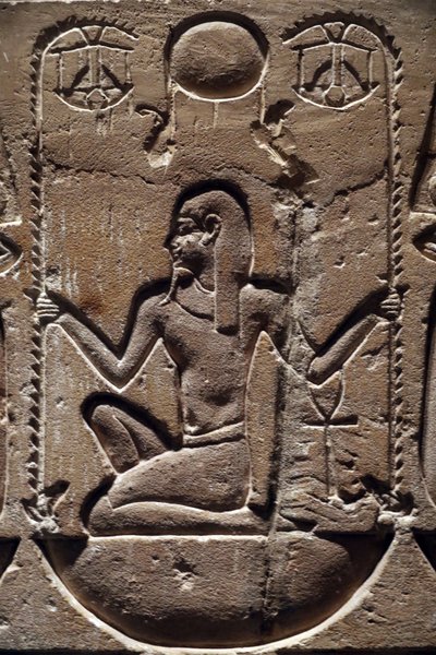 Egypt, Medamud, Montu Temple Door (detail) by Unbekannter Künstler