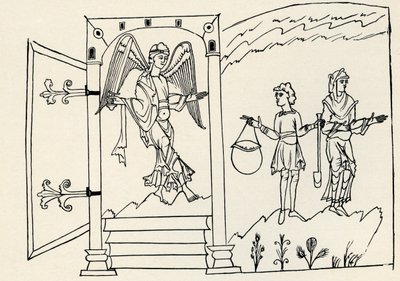 Expulsion of Adam and Eve from Paradise by Unbekannter Künstler