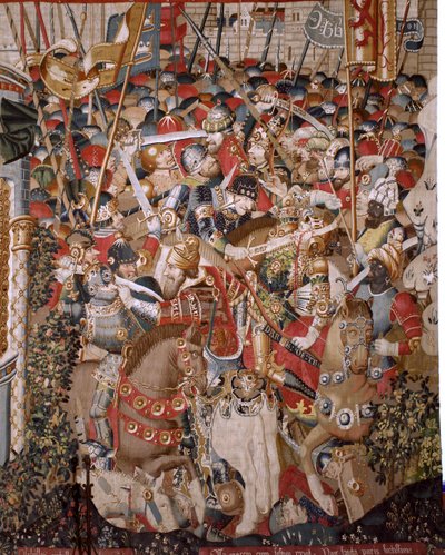 Flemish Tapestry. Series The Trojan War. Achilles
